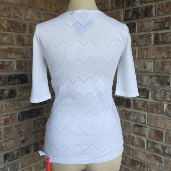 NEW Theory Santea C Terrace Knit White S - Picture 3 of 5